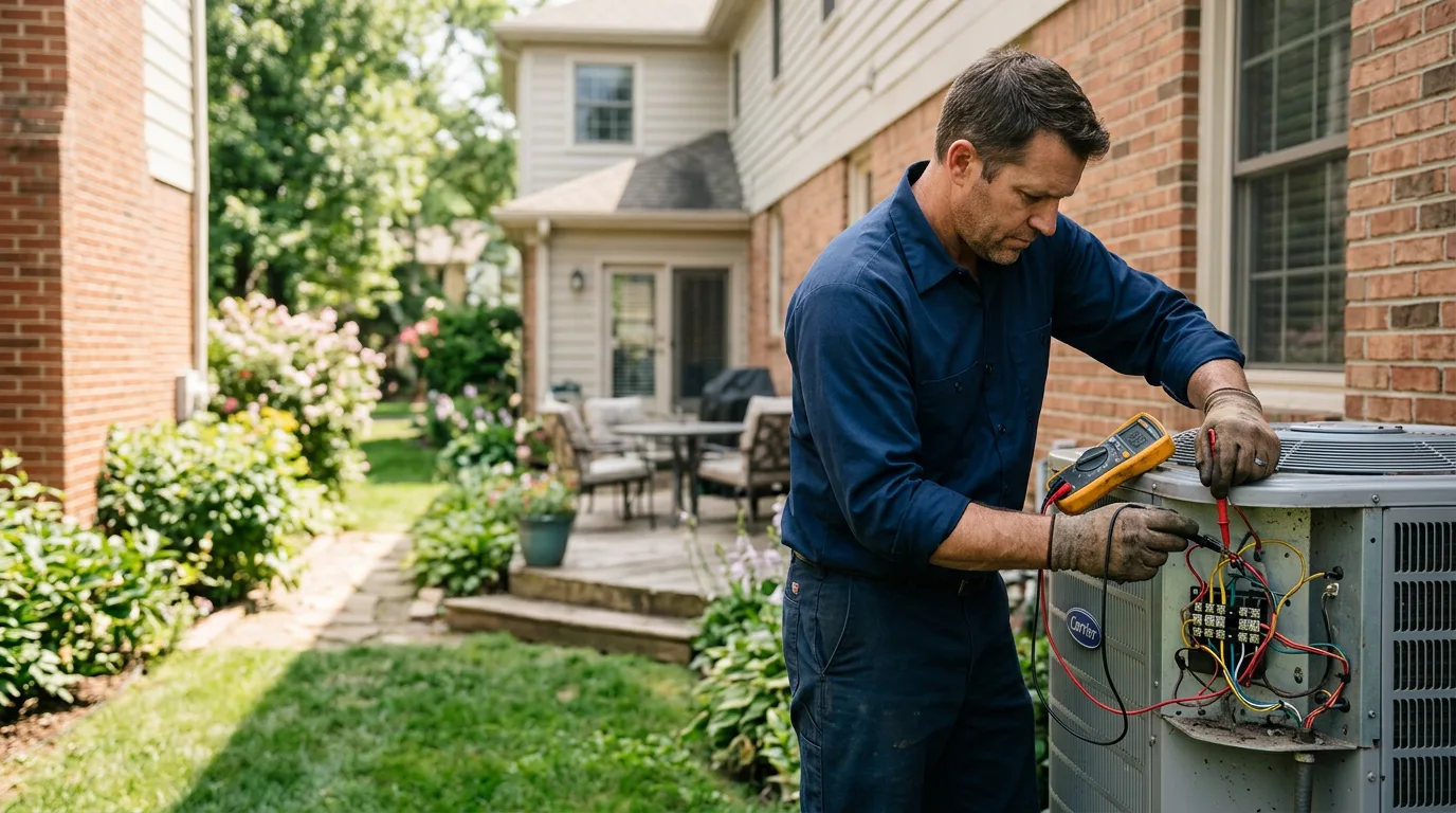 HVAC technician working near Bonita Springs, FL